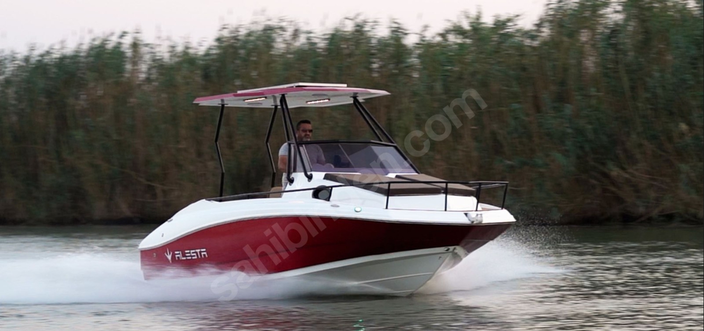 ALESTA MARİNE SEA MAX 620 WA CABİN FİBER SÜRAT TEKNESİ + 250 HP HONDA VTEC MOTOR