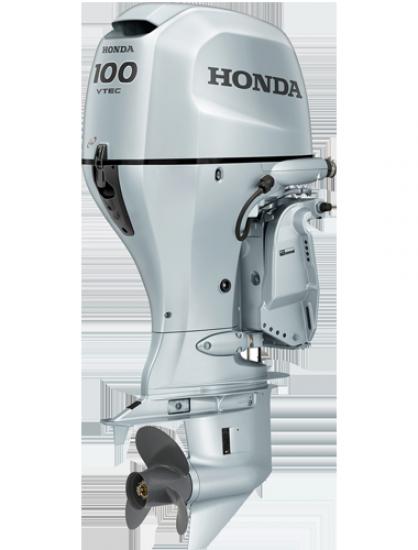 HONDA 100 HP UZUN ŞAFT MARŞLI TRİMLİ DİREKSİYON SİSTEMLİ 4 ZAMANLI DIŞTAN TAKMA DENİZ MOTORU-BF100 AK1 LRTU-